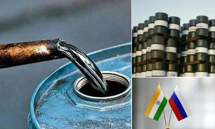 ரஷியாவில் இருந்து 16 லட்சம் பீப்பாய் கச்சா எண்ணெய் இறக்குமதி - மத்திய அரசு தகவல்