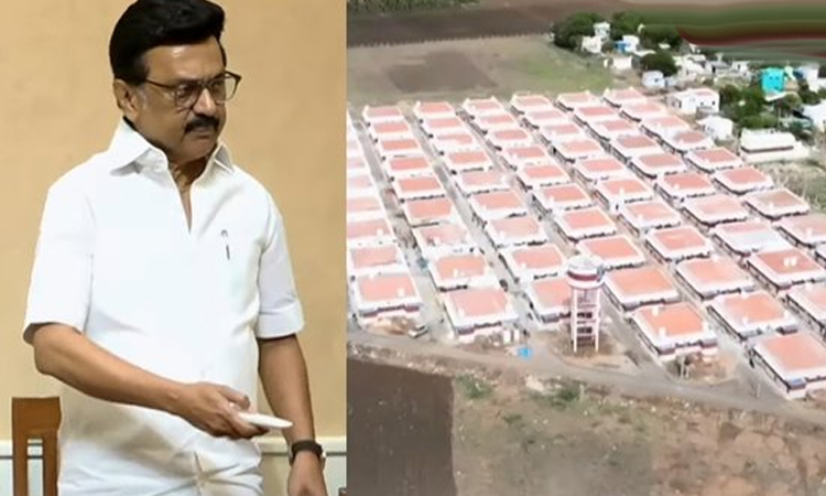 இலங்கைத் தமிழர்களுக்கு 772 வீடுகள்: முதல்-அமைச்சர் மு.க.ஸ்டாலின் திறந்து வைத்தார்