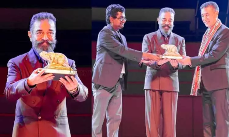 கனடா மேடையில் கமல்ஹாசனுக்கு கோல்டன் பீவர் விருது! கனடா மேடையில் கமல்ஹாசனுக்கு கோல்டன் பீவர் விருது!