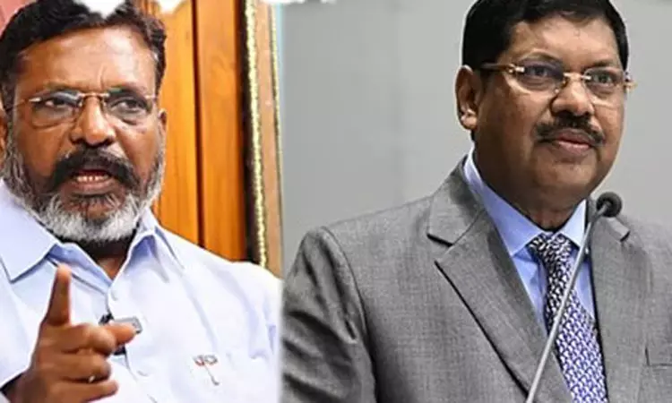 தலைமை நீதிபதியை தாக்க முயற்சி - திருமாவளவன் கண்டனம்