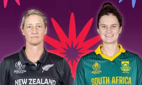 மகளிர் உலகக்கோப்பை: தென்னாப்பிரிக்காவுக்கு எதிராக டாஸ் வென்ற நியூசிலாந்து பந்து வீச்சு தேர்வு