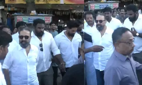 கரூர் கூட்ட நெரிசல் நடந்த பகுதியை நேரில் சென்று பார்வையிட்ட கமல்ஹாசன்