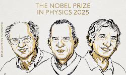 இயற்பியலுக்கான நோபல் பரிசு 3 பேருக்கு அறிவிப்பு