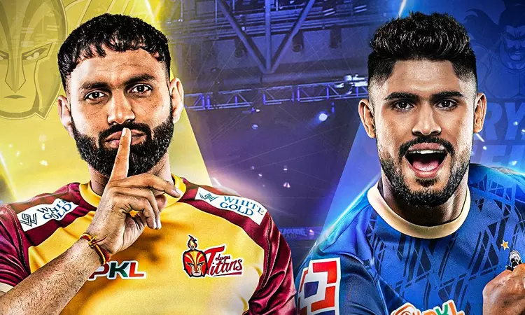 புரோ கபடி லீக்: தெலுங்கு டைட்டன்ஸ்  -  அரியானா ஸ்டீலர்ஸ் இன்று மோதல்