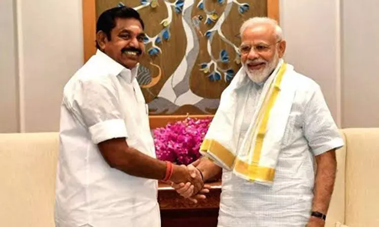 தலைமைப்பதவியில் 25 ஆண்டுகால பயணம்: பிரதமர் மோடிக்கு எடப்பாடி பழனிசாமி வாழ்த்து தலைமைப்பதவியில் 25 ஆண்டுகால பயணம்: பிரதமர் மோடிக்கு எடப்பாடி பழனிசாமி வாழ்த்து