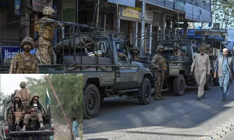 பாகிஸ்தானில் பாதுகாப்புப்படையினர் - பயங்கரவாதிகள் மோதல் ; 30 பேர் பலி பாகிஸ்தானில் பாதுகாப்புப்படையினர் - பயங்கரவாதிகள் மோதல் ; 30 பேர் பலி