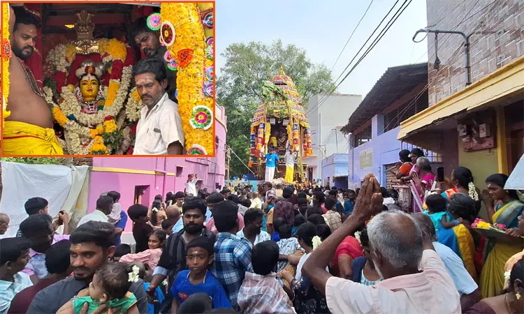 வத்திராயிருப்பு முத்தாலம்மன் கோவில் தேரோட்டம்