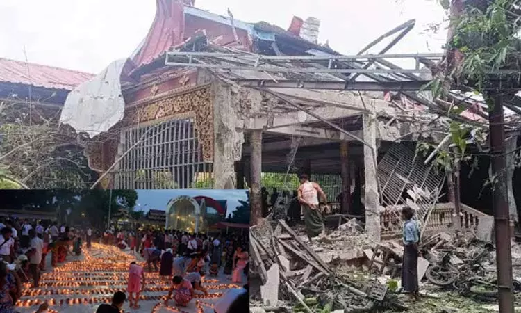 மத வழிபாட்டு நிகழ்ச்சியில் குண்டு வீசி தாக்குதல் - 40 பேர் பலி