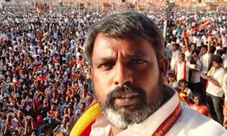 ஆம்புலன்ஸ் மீது தாக்குதல்; தவெக மாவட்ட செயலாளர் கைது