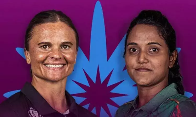 மகளிர் உலகக்கோப்பை கிரிக்கெட்: டாஸ் வென்ற நியூசிலாந்து பேட்டிங் தேர்வு மகளிர் உலகக்கோப்பை கிரிக்கெட்: டாஸ் வென்ற நியூசிலாந்து பேட்டிங் தேர்வு