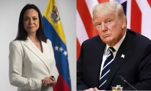 அமைதிக்கான நோபல் பரிசு வெனிசுலாவைச் சேர்ந்த மரியாவுக்கு அறிவிப்பு -  டிரம்ப் ஏமாற்றம்