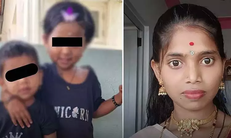 2 குழந்தைகளை கொன்று இளம் பெண் தூக்கிட்டு தற்கொலை - அதிர்ச்சி சம்பவம் 2 குழந்தைகளை கொன்று இளம் பெண் தூக்கிட்டு தற்கொலை - அதிர்ச்சி சம்பவம்