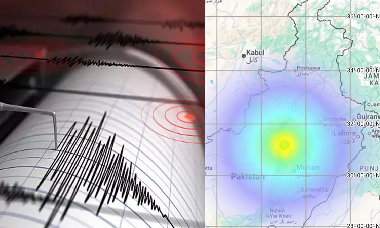 பாகிஸ்தானில் நிலநடுக்கம் - ரிக்டர் அளவில் 5 ஆக பதிவு