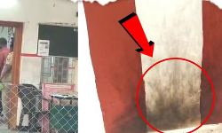 காவல்நிலையம் மீது பெட்ரோல் குண்டு வீச்சு