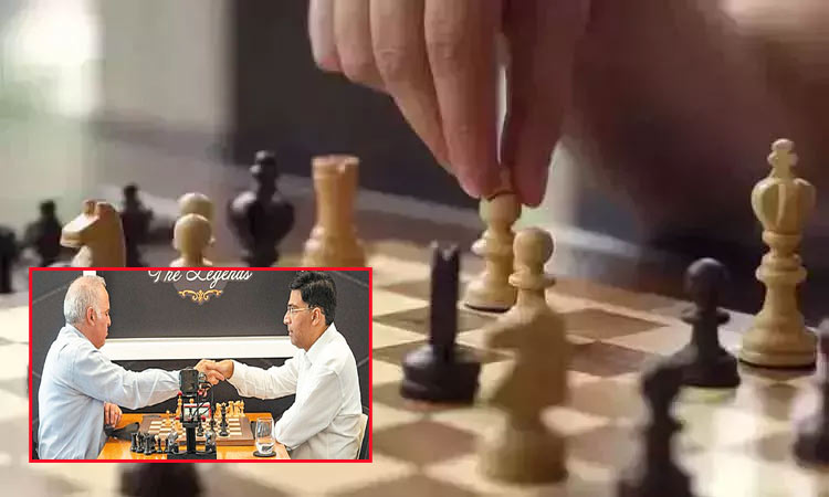 ஜாம்பவான்கள் செஸ் போட்டி: ஆனந்தை வீழ்த்தி காஸ்பரோவ் ‘சாம்பியன்’