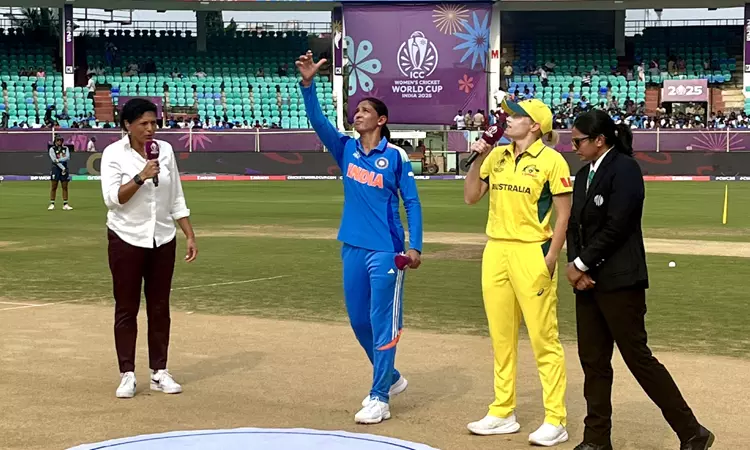 மகளிர் உலகக்கோப்பை: இந்தியாவுக்கு எதிராக ஆஸ்திரேலியா பந்துவீச்சு தேர்வு மகளிர் உலகக்கோப்பை: இந்தியாவுக்கு எதிராக ஆஸ்திரேலியா பந்துவீச்சு தேர்வு