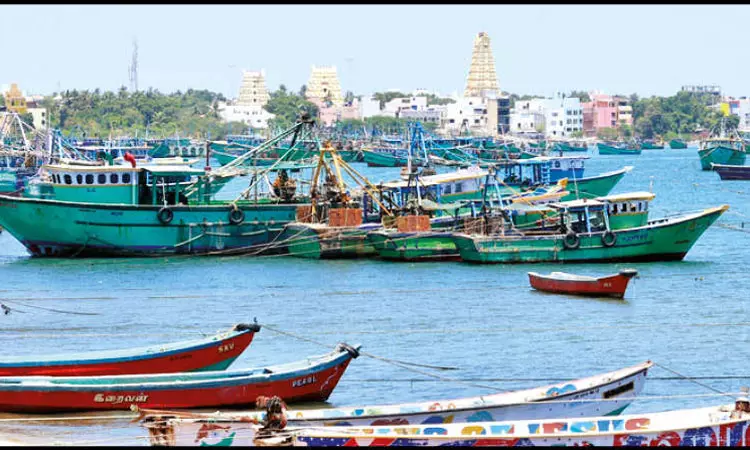 இலங்கை கடற்படையை கண்டித்து ராமேசுவரம் மீனவர்கள் 3-வது நாளாக வேலை நிறுத்தம் இலங்கை கடற்படையை கண்டித்து ராமேசுவரம் மீனவர்கள் 3-வது நாளாக வேலை நிறுத்தம்