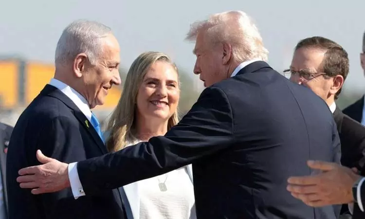 இஸ்ரேல் சென்றார் அமெரிக்க ஜனாதிபதி டிரம்ப்