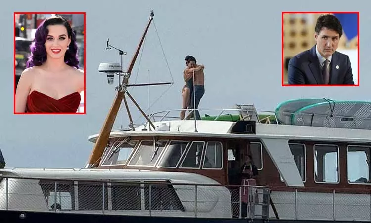 முன்னாள் கனடா பிரதமர் அரை நிர்வாண கோலத்தில் பாப் பாடகியுடன் படகில் உல்லாசம்..? வைரலான காட்சிகள்