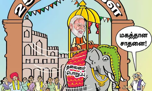 அரசுகளின் தலைமை பொறுப்பில் மோடியின் 25-வது ஆண்டு