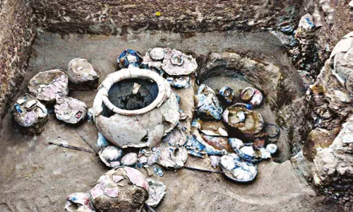 திருமலாபுரம் அகழாய்வு: 3 ஆயிரம் ஆண்டுகள் பழமையான இரும்பு பொருட்கள் கண்டெடுப்பு