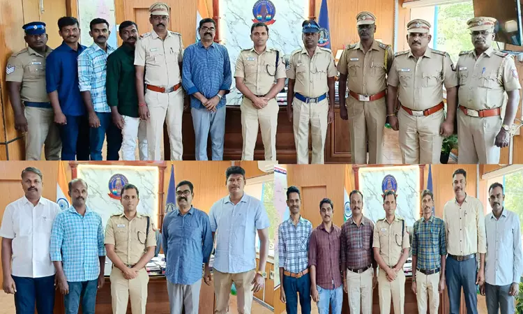 குலசேகரன்பட்டினம் தசரா திருவிழாவில் சிறப்பாக பணியாற்றிய போலீசாருக்கு எஸ்.பி. பாராட்டு