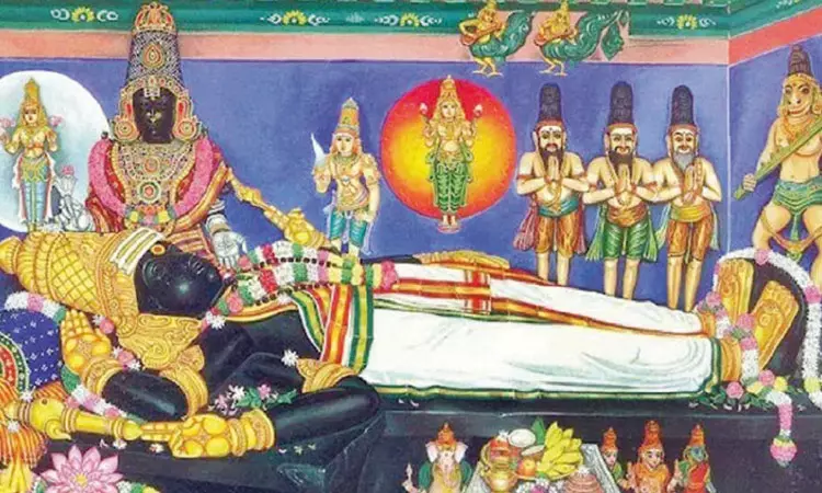 சயன கோலத்தில் அருள்பாலிக்கும் சிவபெருமான் சயன கோலத்தில் அருள்பாலிக்கும் சிவபெருமான்