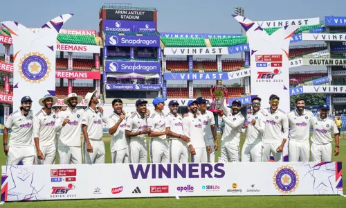 டெல்லி டெஸ்ட்:  வெஸ்ட் இண்டீஸ் அணியை வீழ்த்தி தொடரை முழுமையாக கைப்பற்றிய இந்தியா