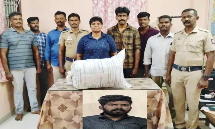 தூத்துக்குடியில் 22 கிலோ கஞ்சா பறிமுதல்: வாலிபர் கைது