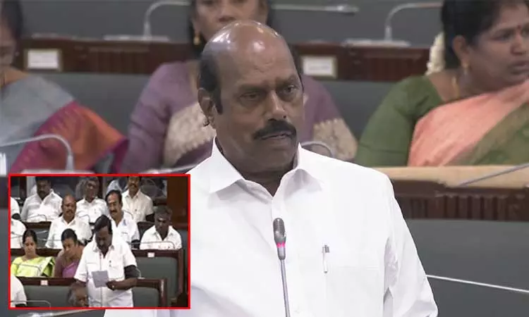 தமிழக சட்டசபை கூட்டம் கூடியது; கருப்பு பட்டை அணிந்து வந்த அ.தி.மு.க. உறுப்பினர்கள்