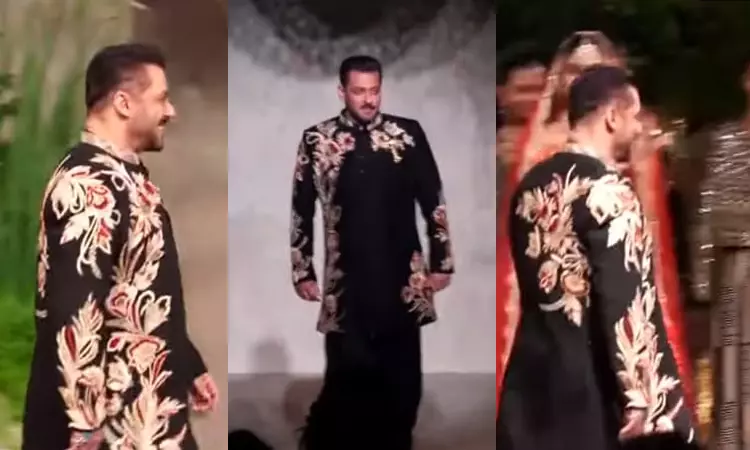 Salman Khan looks stunning on the ramp walk