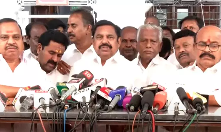 “சட்டமன்றத்துல பேசினா, நீக்கிவிடுவார்கள்; அதனால் தான்..” - எடப்பாடி பழனிசாமி பரபரப்பு பேச்சு