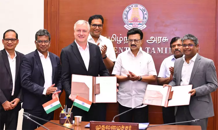 சென்னை போரூரில் ரூ.2,000 கோடி முதலீடு செய்யும் ஹிட்டாச்சி நிறுவனம்: ஒப்பந்தம் கையெழுத்தானது சென்னை போரூரில் ரூ.2,000 கோடி முதலீடு செய்யும் ஹிட்டாச்சி நிறுவனம்: ஒப்பந்தம் கையெழுத்தானது