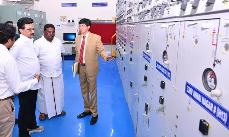 கொளத்தூரில் ரூ.111 கோடி செலவில் துணைமின் நிலையம்: முதல்-அமைச்சர் மு.க.ஸ்டாலின் திறந்து வைத்தார்