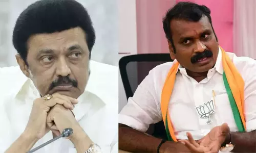 மா விவசாயிகளுக்காக நீலிக்கண்ணீர் வடிக்கும் முதல்-அமைச்சர் மு.க.ஸ்டாலின்: எல்.முருகன் விமர்சனம் மா விவசாயிகளுக்காக நீலிக்கண்ணீர் வடிக்கும் முதல்-அமைச்சர் மு.க.ஸ்டாலின்: எல்.முருகன் விமர்சனம்