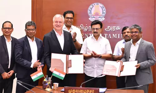 சென்னை போரூரில் ரூ.2,000 கோடி முதலீடு செய்யும் ஹிட்டாச்சி நிறுவனம்: ஒப்பந்தம் கையெழுத்தானது