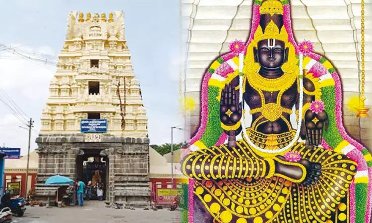 திருப்பாடகம் பாண்டவதூத பெருமாள் கோவில்.. அமர்ந்த கோலத்தில் காட்சியளிக்கும் பகவான் திருப்பாடகம் பாண்டவதூத பெருமாள் கோவில்.. அமர்ந்த கோலத்தில் காட்சியளிக்கும் பகவான்