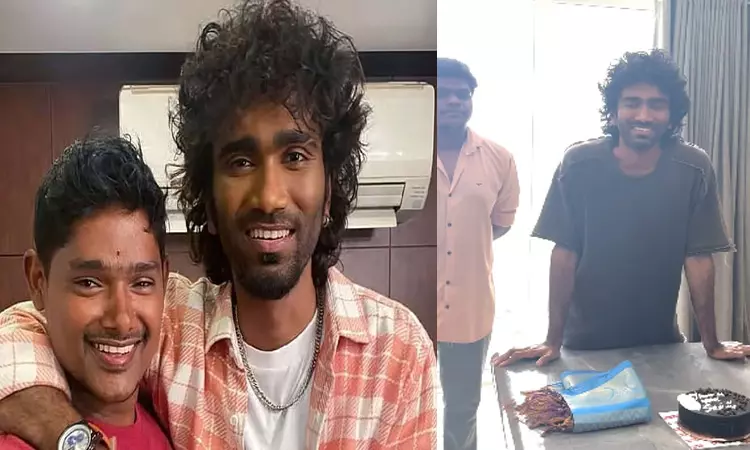 உதவியாளருக்கு சர்ப்ரைஸ் கொடுத்த நடிகர் பிரதீப் ரங்கநாதன்