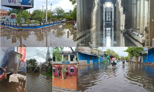 தூத்துக்குடி: வீடுகள், கோவிலுக்குள் புகுந்த மழைநீரால் மக்கள் அவதி- காயல்பட்டினத்தில் 15.4 செ.மீ. மழை பெய்தது தூத்துக்குடி: வீடுகள், கோவிலுக்குள் புகுந்த மழைநீரால் மக்கள் அவதி- காயல்பட்டினத்தில் 15.4 செ.மீ. மழை பெய்தது