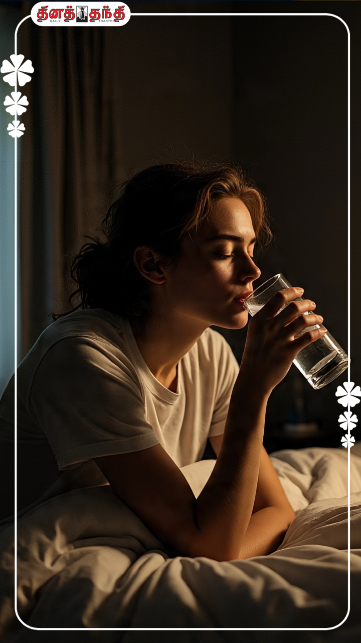 நள்ளிரவில் எழுந்து தண்ணீர் குடிப்பவரா நீங்கள்..? உங்களுக்காக தான்.!!