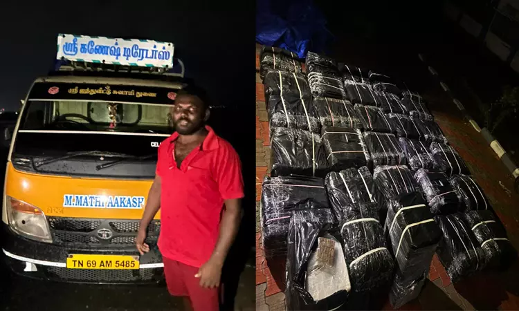 இலங்கைக்கு கடத்த முயன்ற ரூ.30 லட்சம் மதிப்புள்ள பீடி இலைகள் பறிமுதல்: வாலிபர் கைது