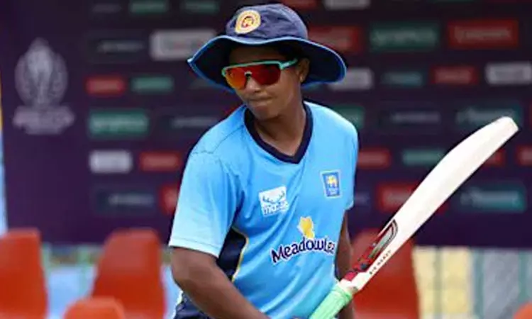 மகளிர் உலகக்கோப்பை: தென் ஆப்பிரிக்காவுக்கு எதிராக இலங்கை பேட்டிங் தேர்வு மகளிர் உலகக்கோப்பை: தென் ஆப்பிரிக்காவுக்கு எதிராக இலங்கை பேட்டிங் தேர்வு