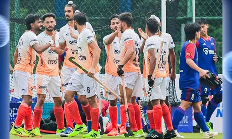 ஜோஹர் கோப்பை ஆக்கி: இந்திய அணி இறுதிப்போட்டிக்கு முன்னேற்றம் ஜோஹர் கோப்பை ஆக்கி: இந்திய அணி இறுதிப்போட்டிக்கு முன்னேற்றம்