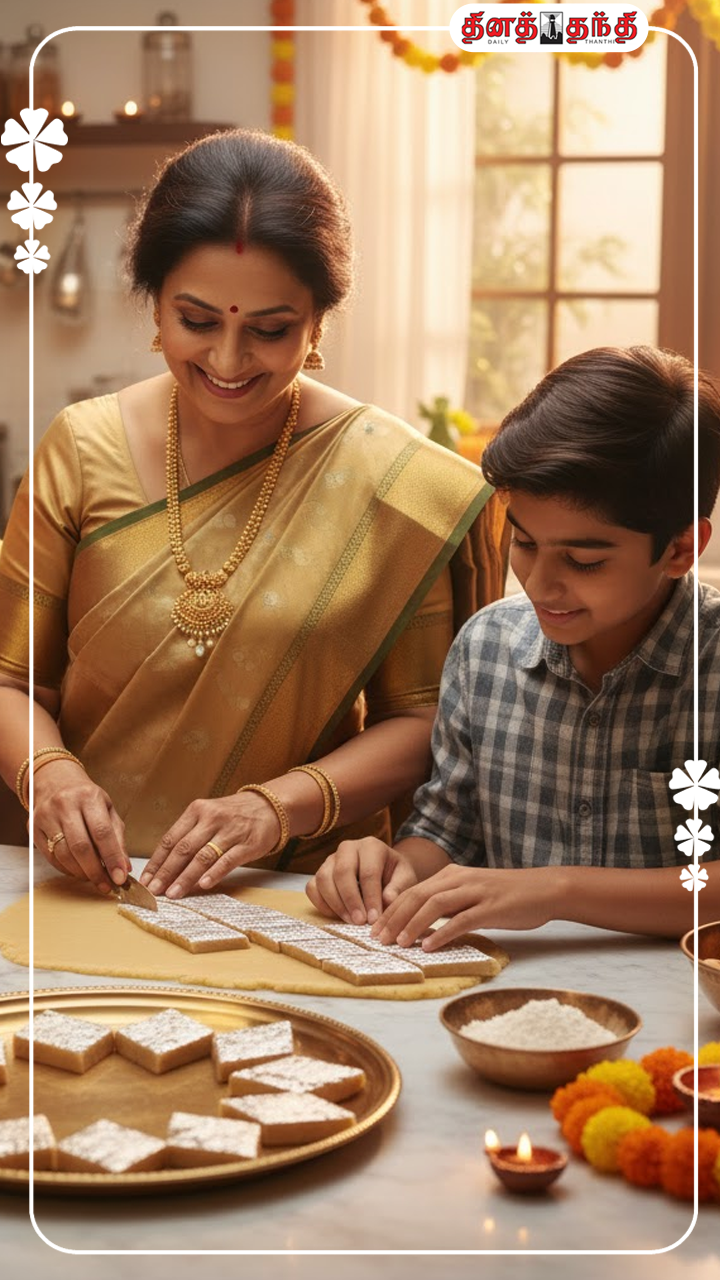 தீபாவளி இனிப்பு; மீண்டும் மீண்டும் சாப்பிட தூண்டும் காஜு கத்லி செய்முறை!