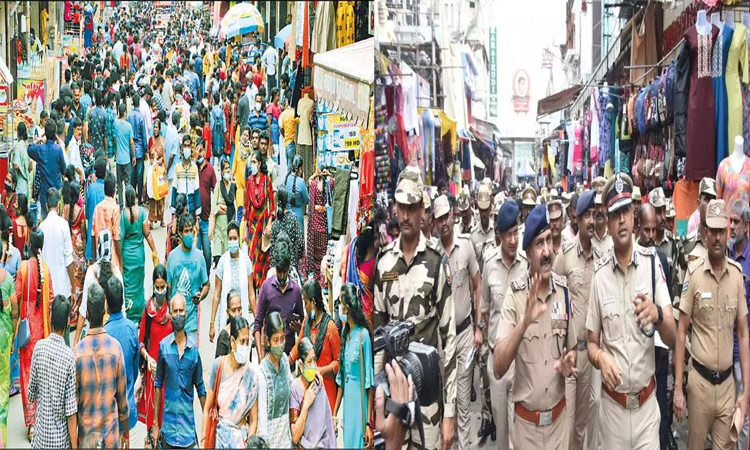 தீபாவளி பண்டிகை: சென்னையில் பாதுகாப்பு பணியில் 18 ஆயிரம் போலீஸ்