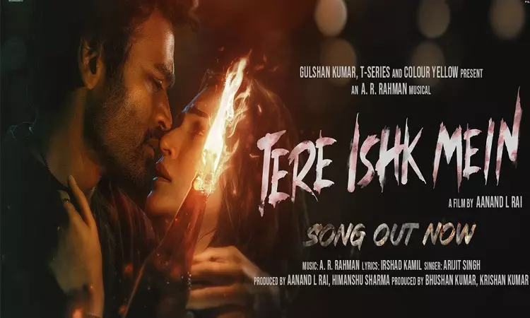 தனுஷின் “தேரே இஷ்க் மெய்ன்” படத்தின் முதல் பாடல் வெளியானது