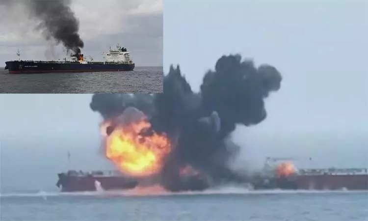 செங்கடலில் பயணித்த சரக்கு கப்பல் மீது ஹவுதி கிளர்ச்சியாளர்கள் தாக்குதல்