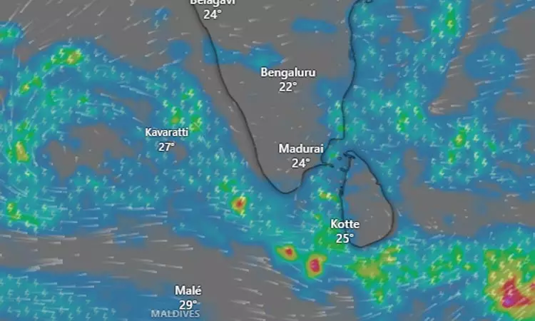 காற்றழுத்த தாழ்வுப் பகுதி அடுத்த 24 மணி நேரத்தில் தீவிரமடைய வாய்ப்பு: தமிழகத்தில் மழைக்கு வாய்ப்பா..? காற்றழுத்த தாழ்வுப் பகுதி அடுத்த 24 மணி நேரத்தில் தீவிரமடைய வாய்ப்பு: தமிழகத்தில் மழைக்கு வாய்ப்பா..?