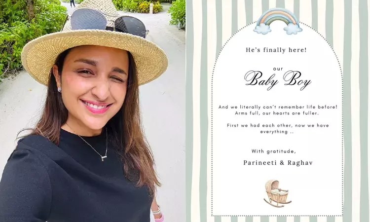 Actress parineeti chopra welcomes a baby boy Actress parineeti chopra welcomes a baby boy