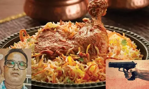 சைவத்திற்கு பதில் அசைவ பிரியாணி; ஓட்டல் உரிமையாளரை சுட்டுக்கொன்ற வாடிக்கையாளர் சைவத்திற்கு பதில் அசைவ பிரியாணி; ஓட்டல் உரிமையாளரை சுட்டுக்கொன்ற வாடிக்கையாளர்